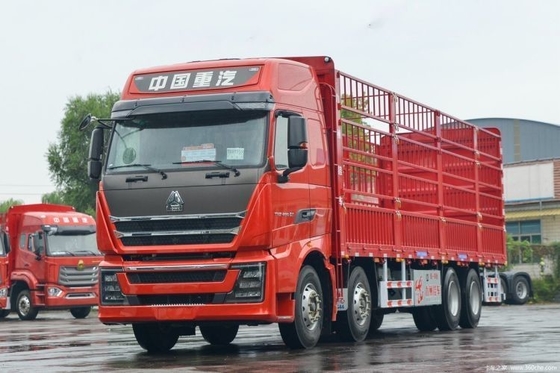 SINOTRUCK HOWO TH7 460HP 8X4 camión pesado con 9.5m de la red de almacén y sistema multimedia