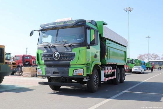 Usado Shacman Delon X3000 400 HP 6X4 5.8m camión de basura con aire acondicionado automático