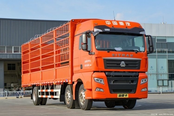 Sinotruk de segunda mano SITRAK G7 330hp 6X2 8.6m Camión de tipo cuadrícula Camión de cercas