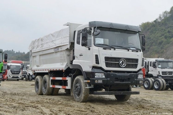 Boutique Dongfeng Vehículo comercial Tianlong KC Camión pesado de 350 caballos de fuerza 6X4 5.4m Camión de descarga