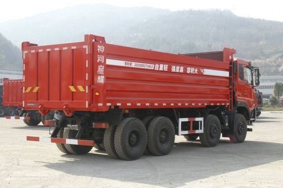 450hp Dongfeng Vehículo comercial Tianlong KC 8X4 8.6m camión de descarga para distribuidores de autos usados