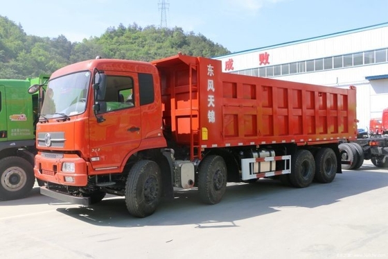 Productos de segunda mano calientes Dongfeng Tianjin 310 HP 8X4 6.5m camión de basura con 6 cilindros