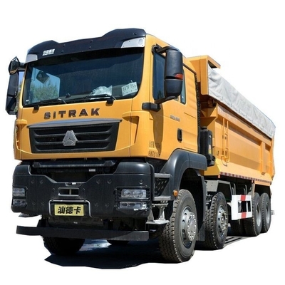 Boutique Sinotruk de segunda mano SITRAK G7W 400hp 8X4 6.8m camiones de basura con tanque de carga de 6.2-8m