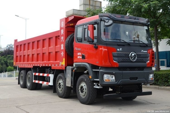Aire acondicionado automático Shacman Delon X3000 550hp 8X4 8.8m camiones de descarga para trabajo pesado