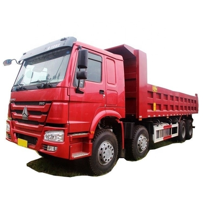 Sinotruk HOWO Camión pesado 380 CV 8X4 7.8m Camiones de descarga con asiento del conductor de suspensión aérea