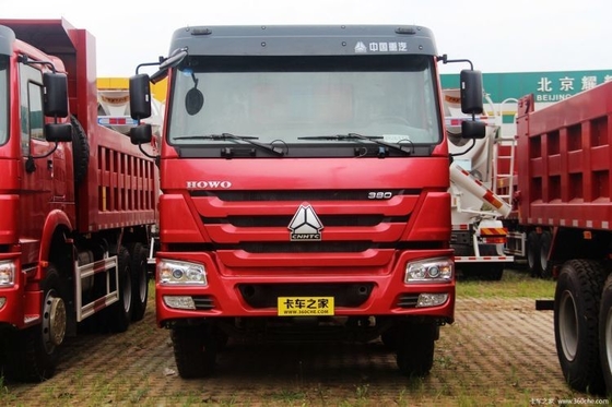 Sinotruk HOWO Camión pesado 380 CV 8X4 7.8m Camiones de descarga con asiento del conductor de suspensión aérea