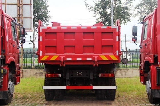 Sinotruk HOWO Camión pesado 380 CV 8X4 7.8m Camiones de descarga con asiento del conductor de suspensión aérea