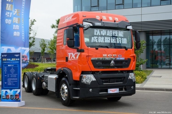 430 CV 6X4 Corazón de camión usado HOWO TX Tractor de camión pesado con gran capacidad del tanque de combustible