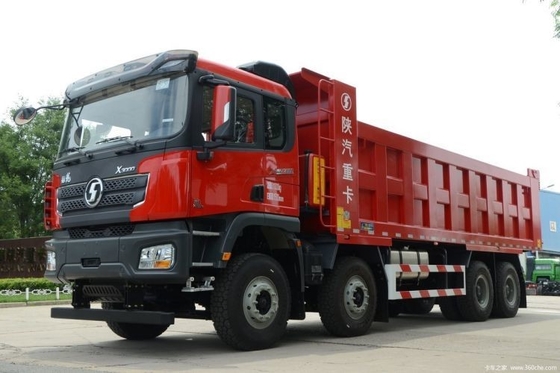 Capacidad de carga alta 30-40 toneladas Shacman Delon X3000 460 HP 8X4 8 m camión de basura para artículos