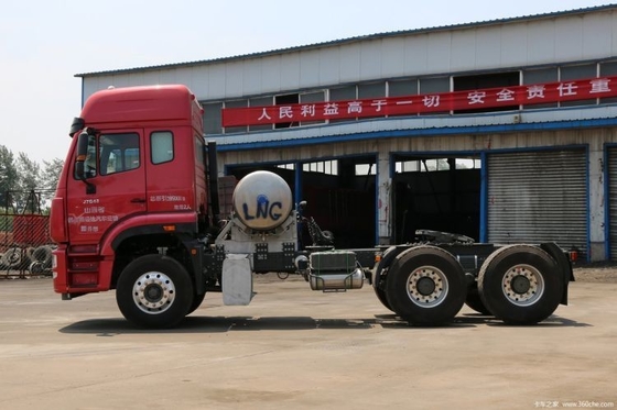 SinotruK HOWO CHG camión de tracción de GNL con 336-430 CV y velocidad máxima de 102 km/h adecuado