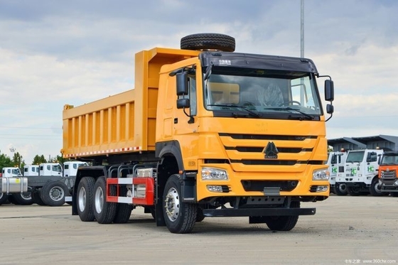 400hp Sinotruk HOWo V7 camión pesado 6X4 camión descargable con asiento del conductor de suspensión neumática