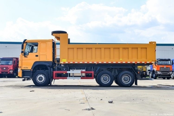 400hp Sinotruk HOWo V7 camión pesado 6X4 camión descargable con asiento del conductor de suspensión neumática