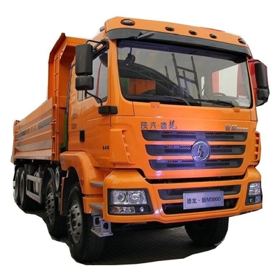 Diésel profesional caliente de segunda mano Shacman Delong M3000 336 HP 8X4 7.4 M camiones de descarga