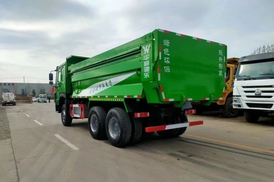 Sinotruk Haohan J5G 340hp 6X4 5.6m camiones de basura con ESC Sí y 12 número de cambio hacia adelante