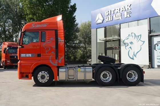 SITRAK G7S 610 HP 6X4 cabeza de camión de remolque con gran capacidad del tanque de combustible y ventana automática