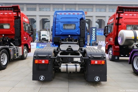 6x4 rueda motriz Shacman Delong X5000 460 HP cabeza de tractor con caja de engranajes FAST