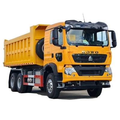 Sistema multimedia Sí Sinotruk HOWO TX 400 HP 6X4 6.3m camiones de basura con aire acondicionado
