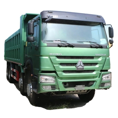 Conducción a la derecha 23 Sinotruk HOWO-7 375hp 8X4 7.6m camiones de basura para coches usados boutique caliente