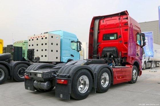 Shaanxi Auto X6000 560HP 6X4 cabeza de camión de tracción automática con capacidad del tanque de combustible ≥ 600L