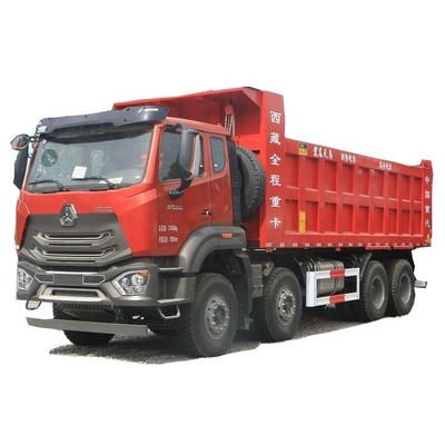 23 Coches de boutique usados Sinotruk Haohan N7G 440 HP 8X4 7.6 m Camiones de basura con sistema multimedia