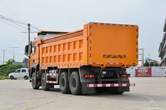 Shacman Delon M3000S 400 CV 8X4 6.8m camiones de basura 12 sistema multimedia de cambio hacia adelante