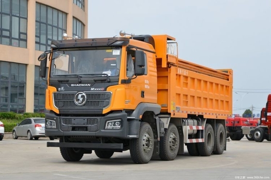 Shacman Delon M3000S 400 CV 8X4 6.8m camiones de basura 12 sistema multimedia de cambio hacia adelante