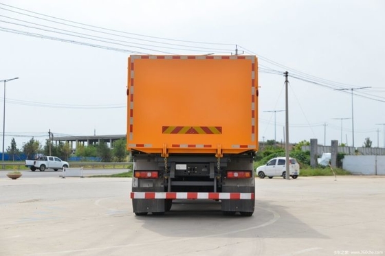 Shacman Delon M3000S 400 CV 8X4 6.8m camiones de basura 12 sistema multimedia de cambio hacia adelante