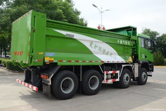 31-40T Capacidad Shacman Delon X5000 430hp 8X4 6.5m camiones de basura para coches usados de boutique caliente