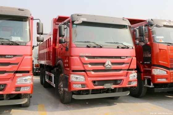 Pantalla táctil Sí 6X4 6 metros camiones de basura Sinotruk HOWO camión pesado 380 HP 0 KM automóvil usado