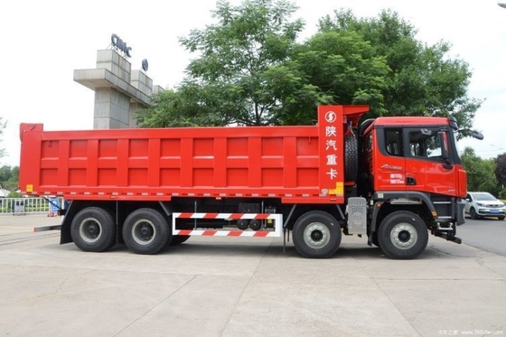Shacman Delon X3000 550 hp 8X4 8.8m camiones de basura con tanque de carga dimensiones 8.8 * 2.35 * 1.5m