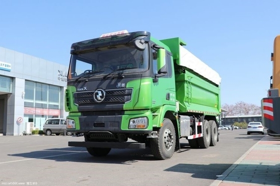 Usado Shacman Delong X3000 400 HP 6X4 5.8m camión de basura con silla de conductor de suspensión aérea