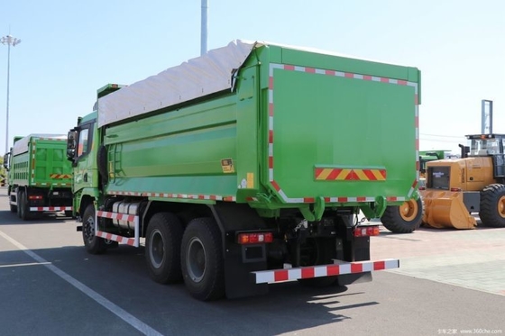 Usado Shacman Delong X3000 400 HP 6X4 5.8m camión de basura con silla de conductor de suspensión aérea