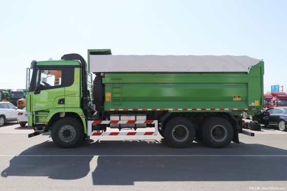 Usado Shacman Delong X3000 400 HP 6X4 5.8m camión de basura con silla de conductor de suspensión aérea