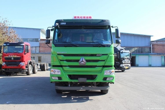 360° cámara trasera Sinotruk profesional HOWO camión pesado 400 CV 6X4 6 metros camiones de basura
